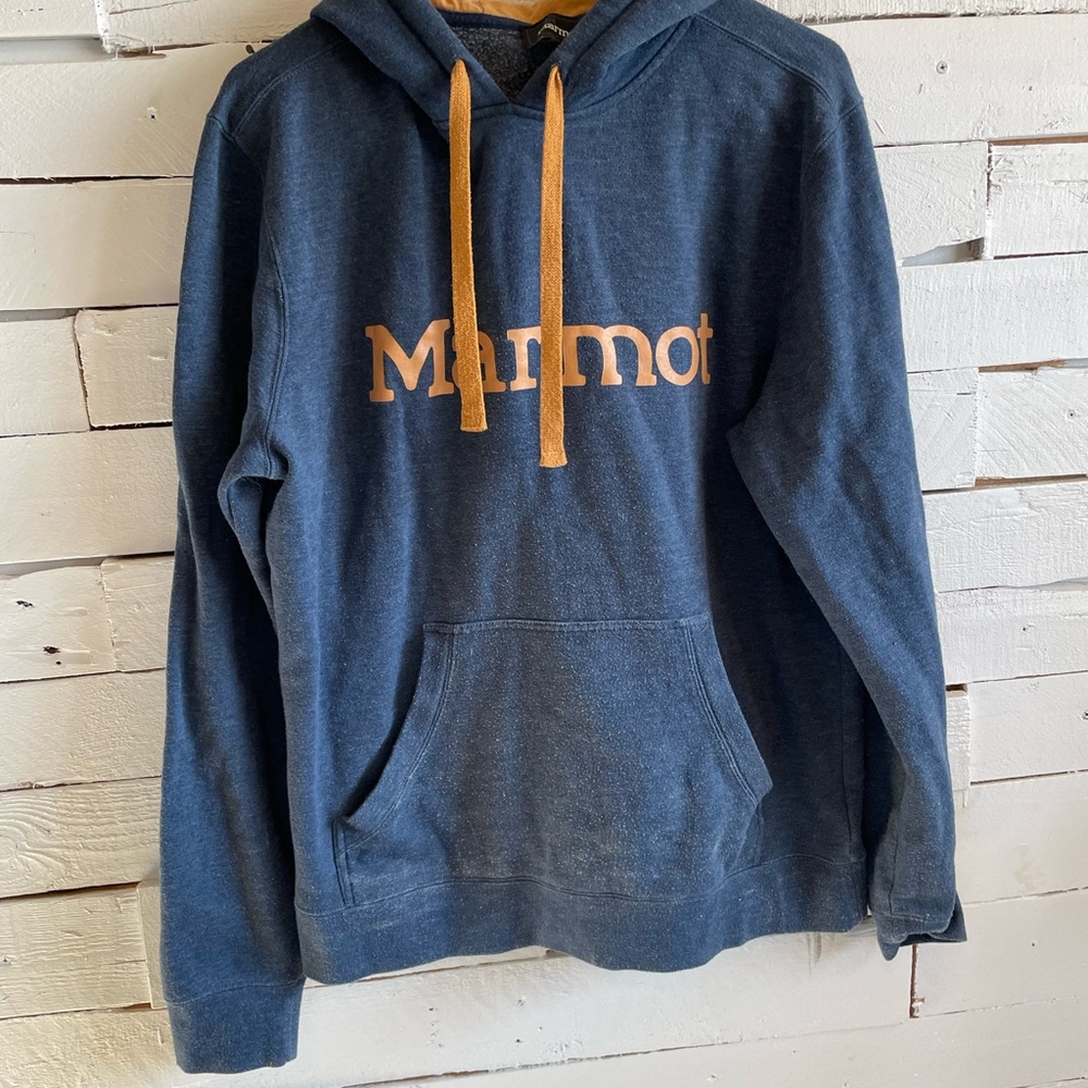 Marmot Men's Blue Hoodie